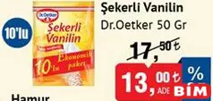 DR. OETKER ŞEKERLİ VANİLİN 10'LU 50 GR DR. OETKER ŞEKERLİ VANİLİN 10'LU 50 GR